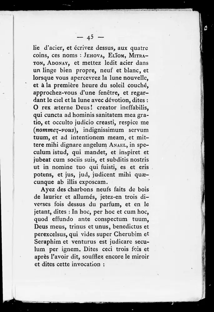 El Dragón Rojo · Gran Grimorio — facsímil · página 058 · dominio público