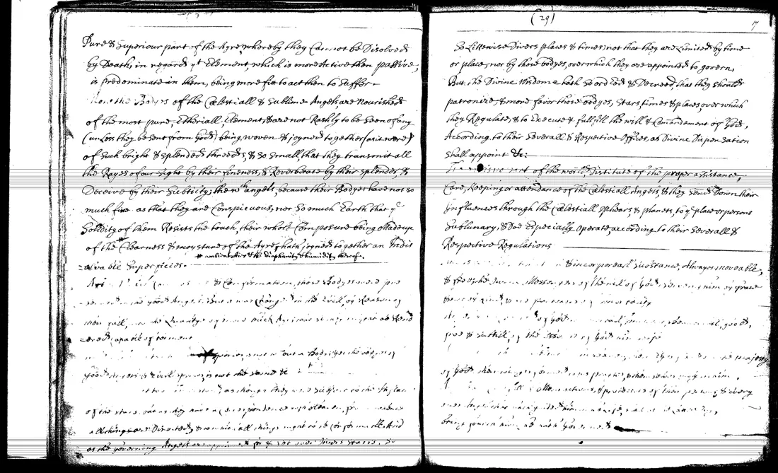 Janua Magica Reserata — facsímil · Cuerpos aéreos de los ángeles · dominio público