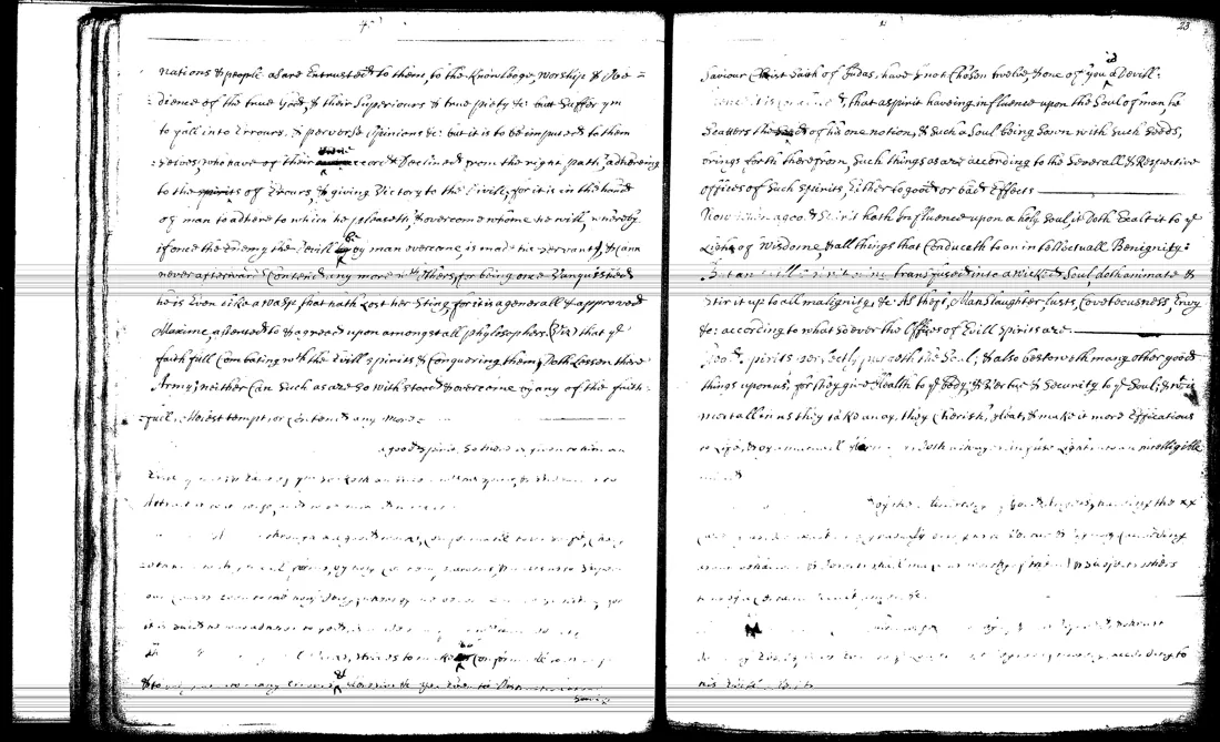 Janua Magica Reserata — facsímil · Evill spirits and faith · dominio público
