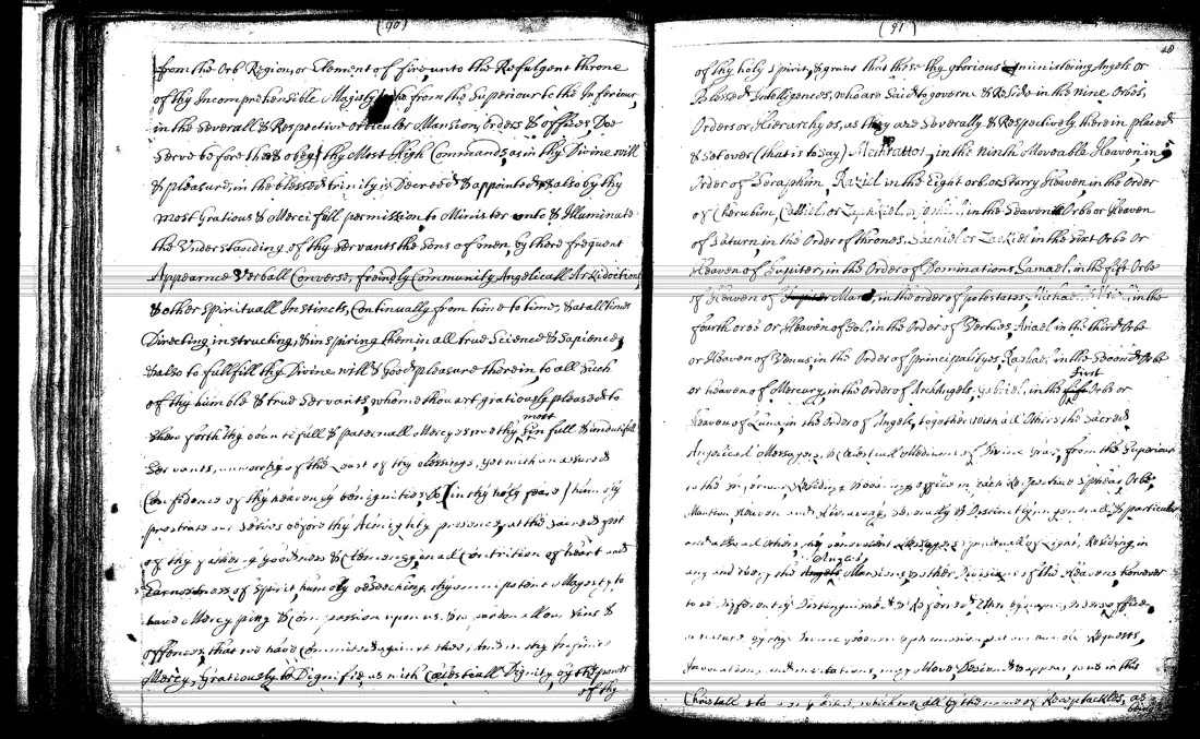 Janua Magica Reserata — facsímil · Celestiall Dignity and Nine Orders · dominio público