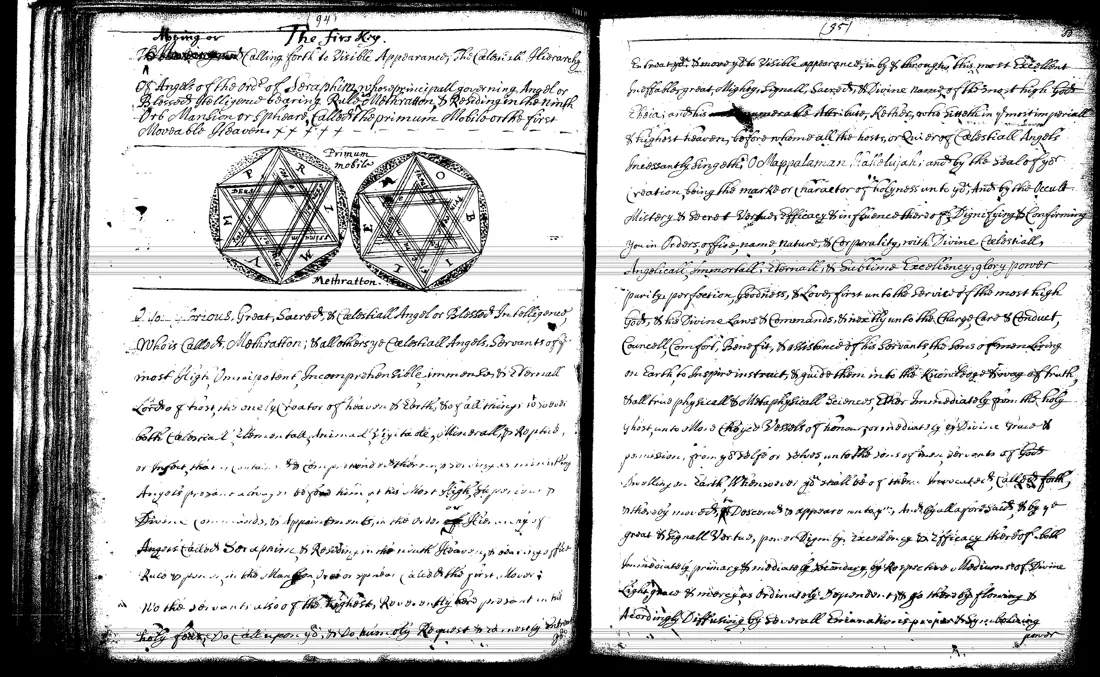 Janua Magica Reserata — lámina grabada · The First Key · dominio público