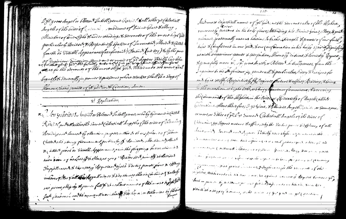 Janua Magica Reserata — facsímil · 2d Replication to Raziel · dominio público
