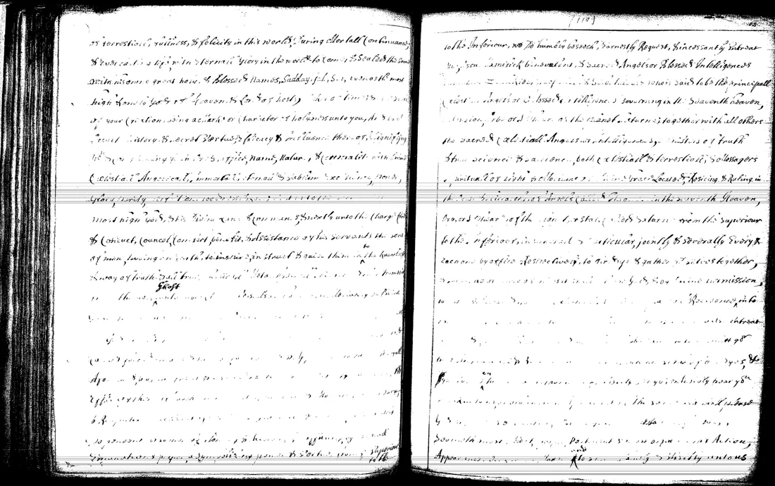 Janua Magica Reserata — facsímil · Oration unto Zaphkiel · dominio público