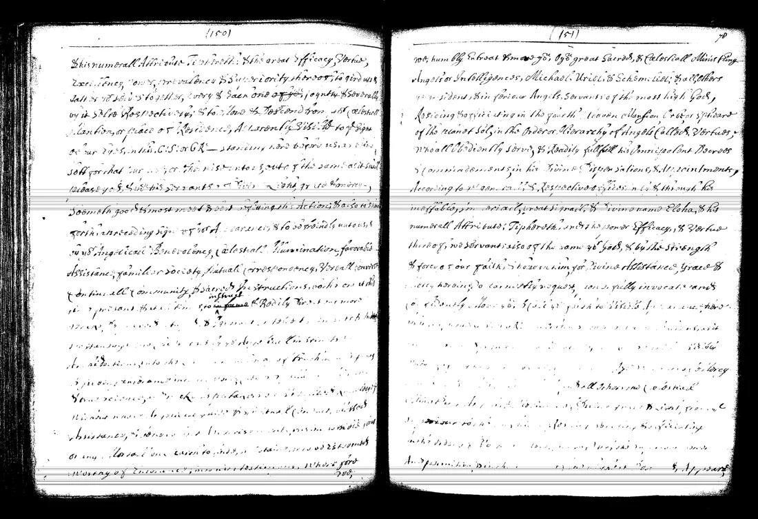 Janua Magica Reserata — facsímil · Invocacion a Tiphereth · dominio público