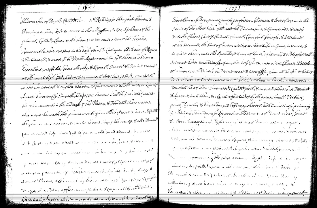Janua Magica Reserata — facsímil · Hierarchie of Angels · dominio público