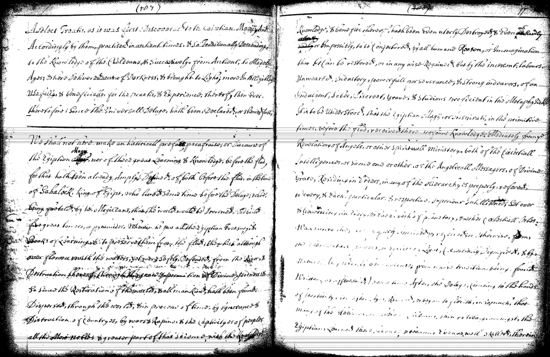 Janua Magica Reserata — facsímil · Truths of ancient Magick · dominio público