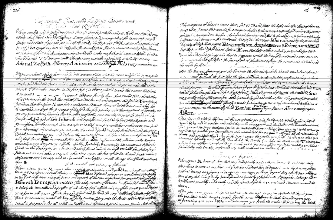 Janua Magica Reserata — lámina grabada · Conjuration and Citation · dominio público