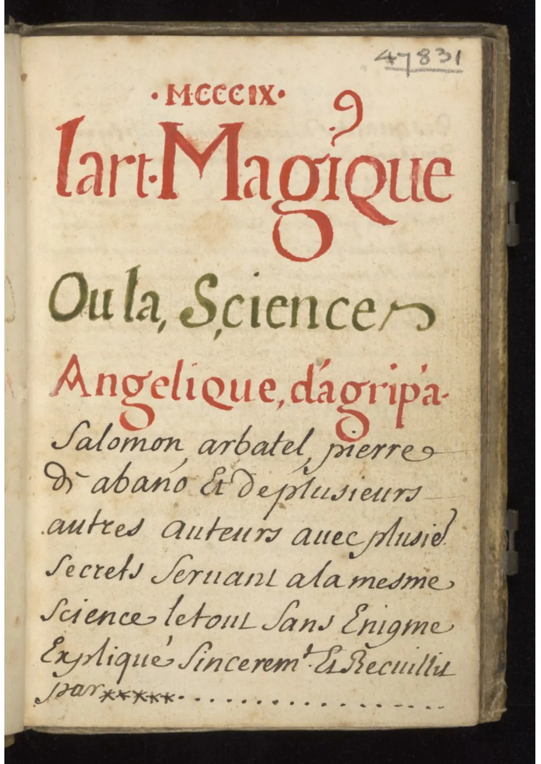 L'Art Magique — facsímil · p. 7 · dominio público
