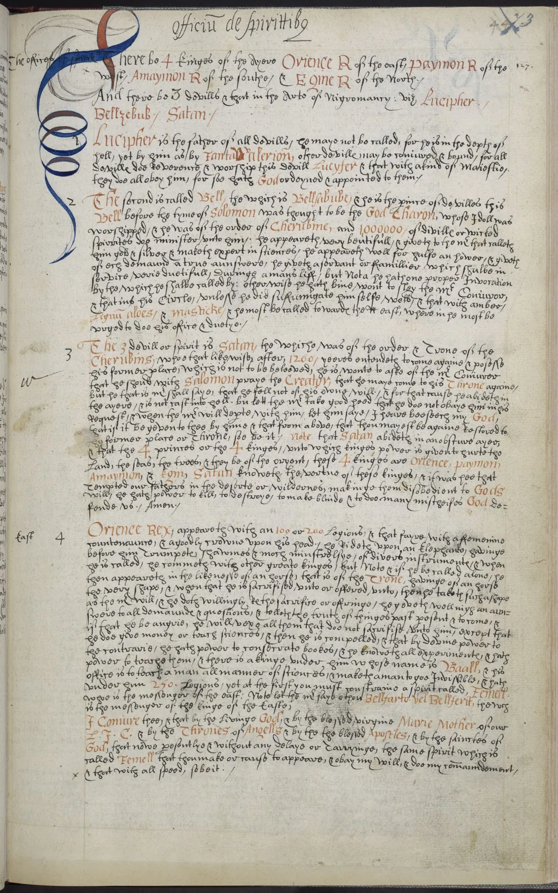Liber Officiorum Spirituum — facsímil · p. 73 · dominio público