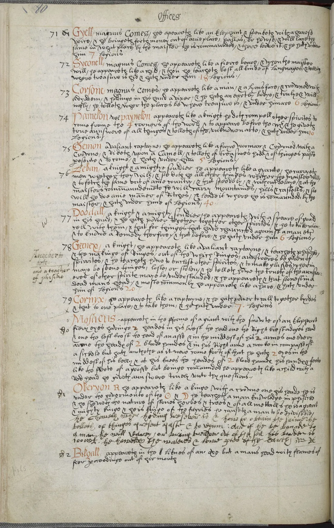 Liber Officiorum Spirituum — facsímil · p. 80 · dominio público