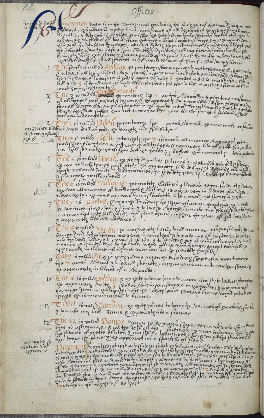 Liber Officiorum Spirituum — facsímil · p. 82 · dominio público