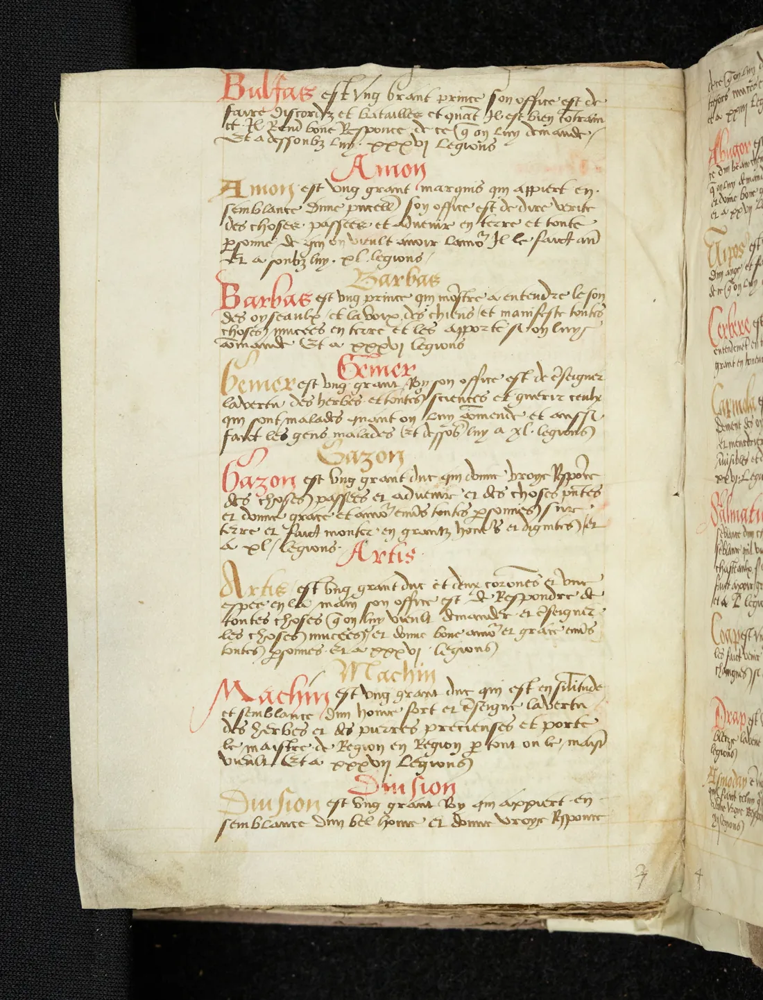Livre des Esperitz — facsímil · f. 180v · dominio público