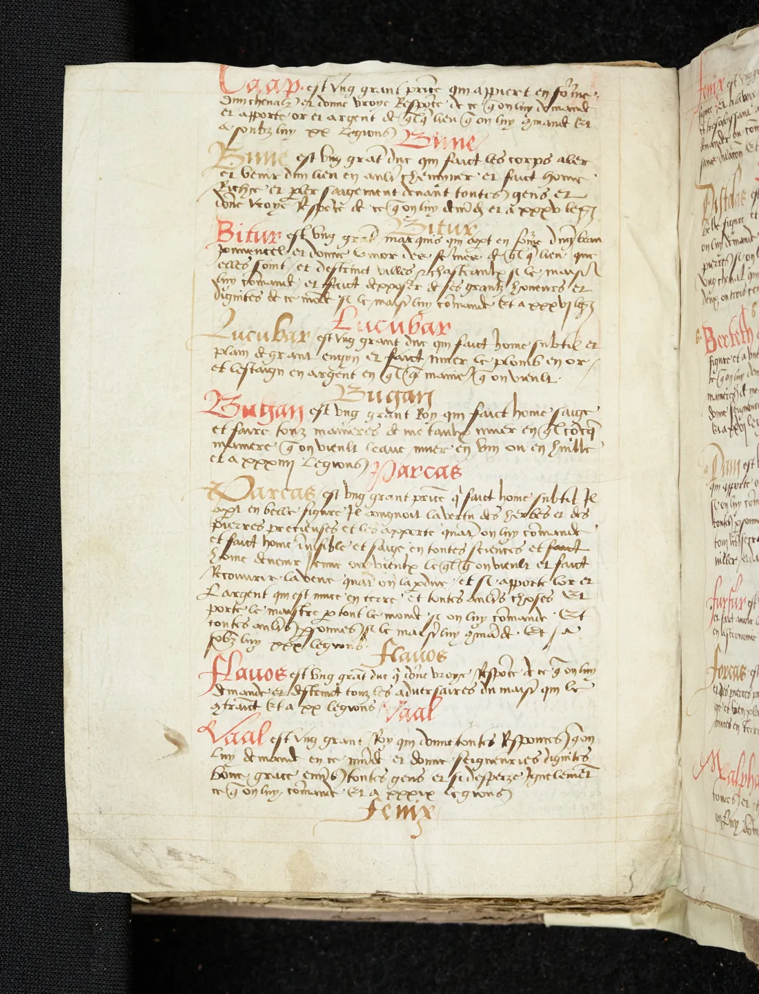 Livre des Esperitz — facsímil · f. 181v · dominio público