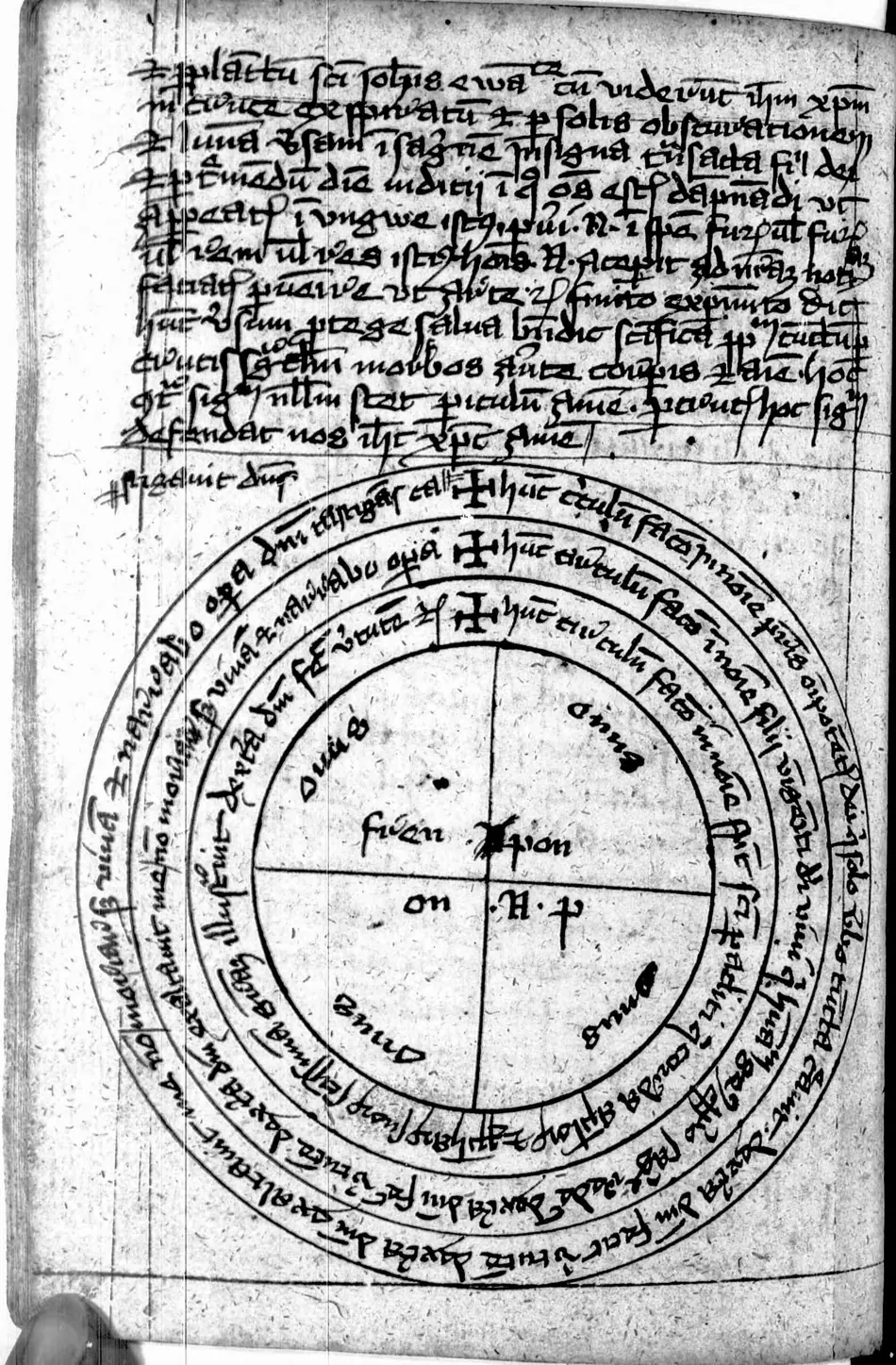Manual de Múnich (Clm 849) — facsímil · fol. 105v · dominio público