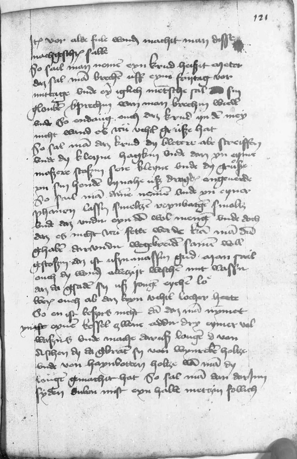 Manual de Múnich (Clm 849) — facsímil · fol. 121r · dominio público