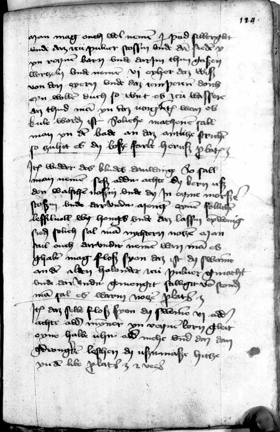 Manual de Múnich (Clm 849) — facsímil · fol. 124r · dominio público