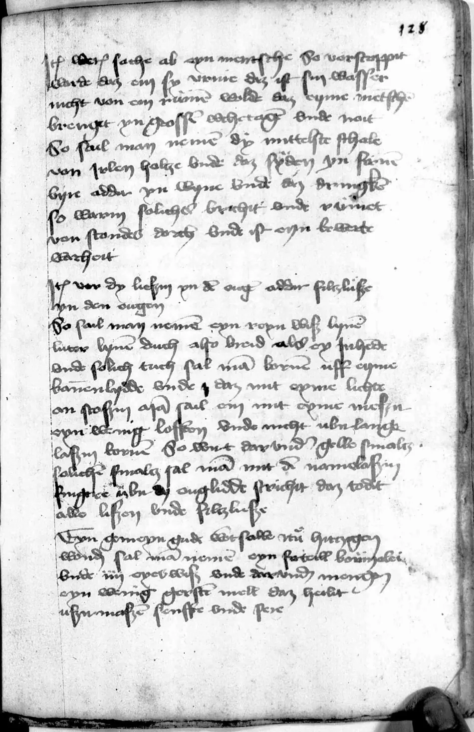 Manual de Múnich (Clm 849) — facsímil · fol. 128r · dominio público