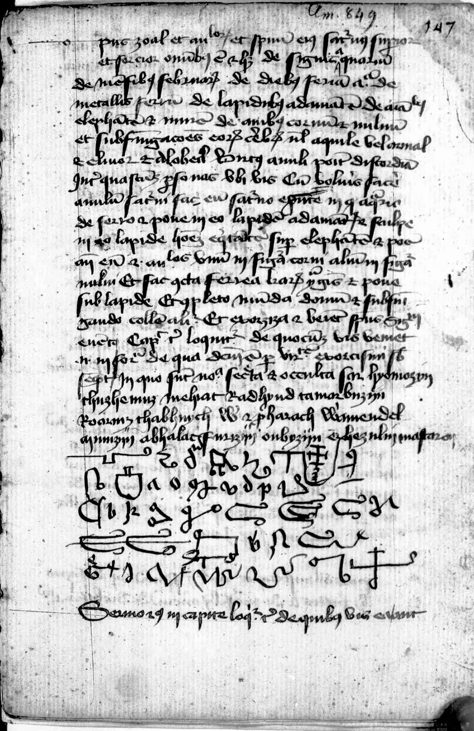 Manual de Múnich (Clm 849) — lámina grabada · fol. 147r · dominio público