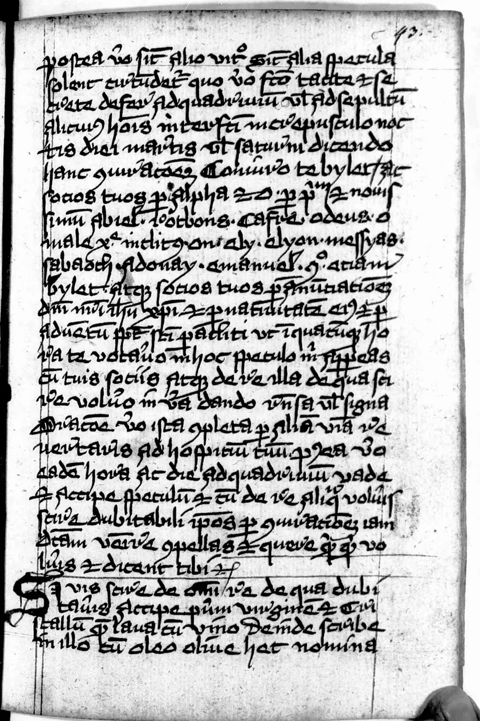 Manual de Múnich (Clm 849) — facsímil · fol. 43r · dominio público