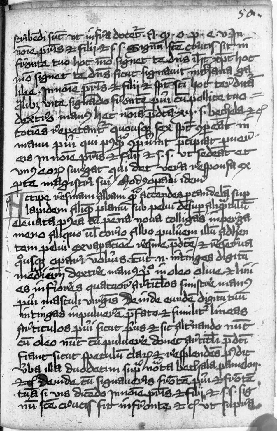 Manual de Múnich (Clm 849) — facsímil · fol. 50r · dominio público