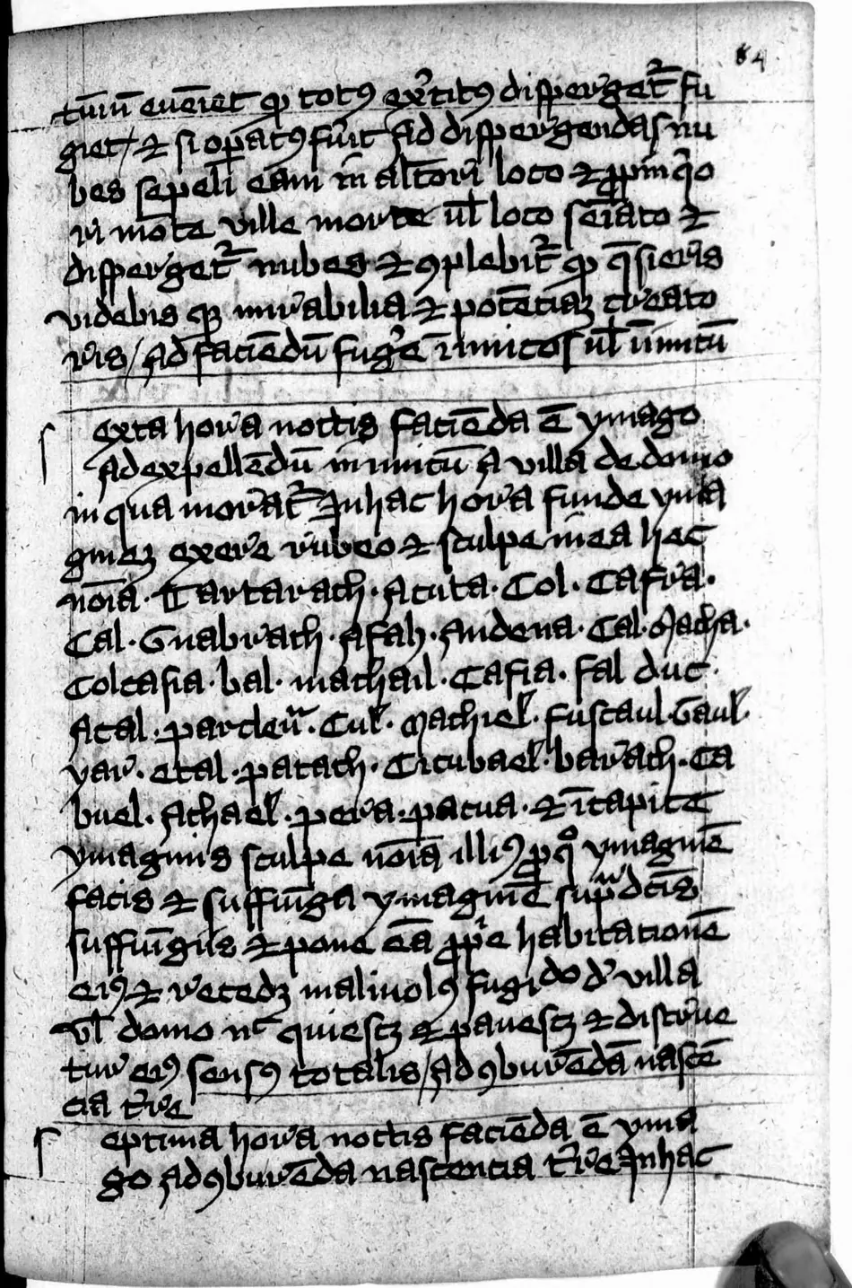 Manual de Múnich (Clm 849) — facsímil · fol. 84r · dominio público