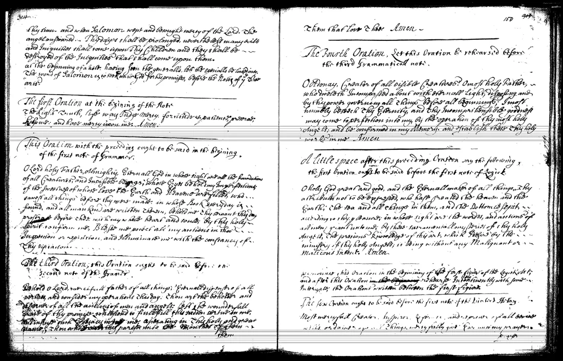 Ars Notoria — facsímil · Las notas de Gramática y Lógica · dominio público
