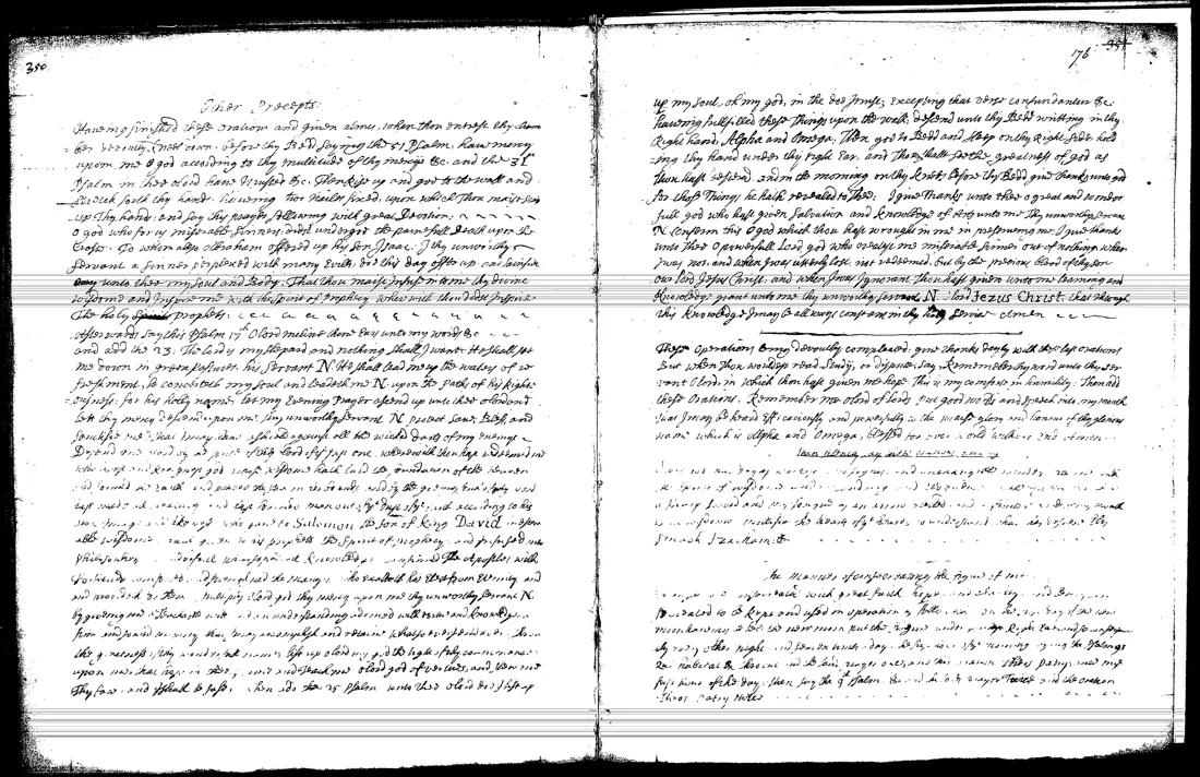 Ars Notoria — facsímil · Preceptos; consagrar la figura · dominio público