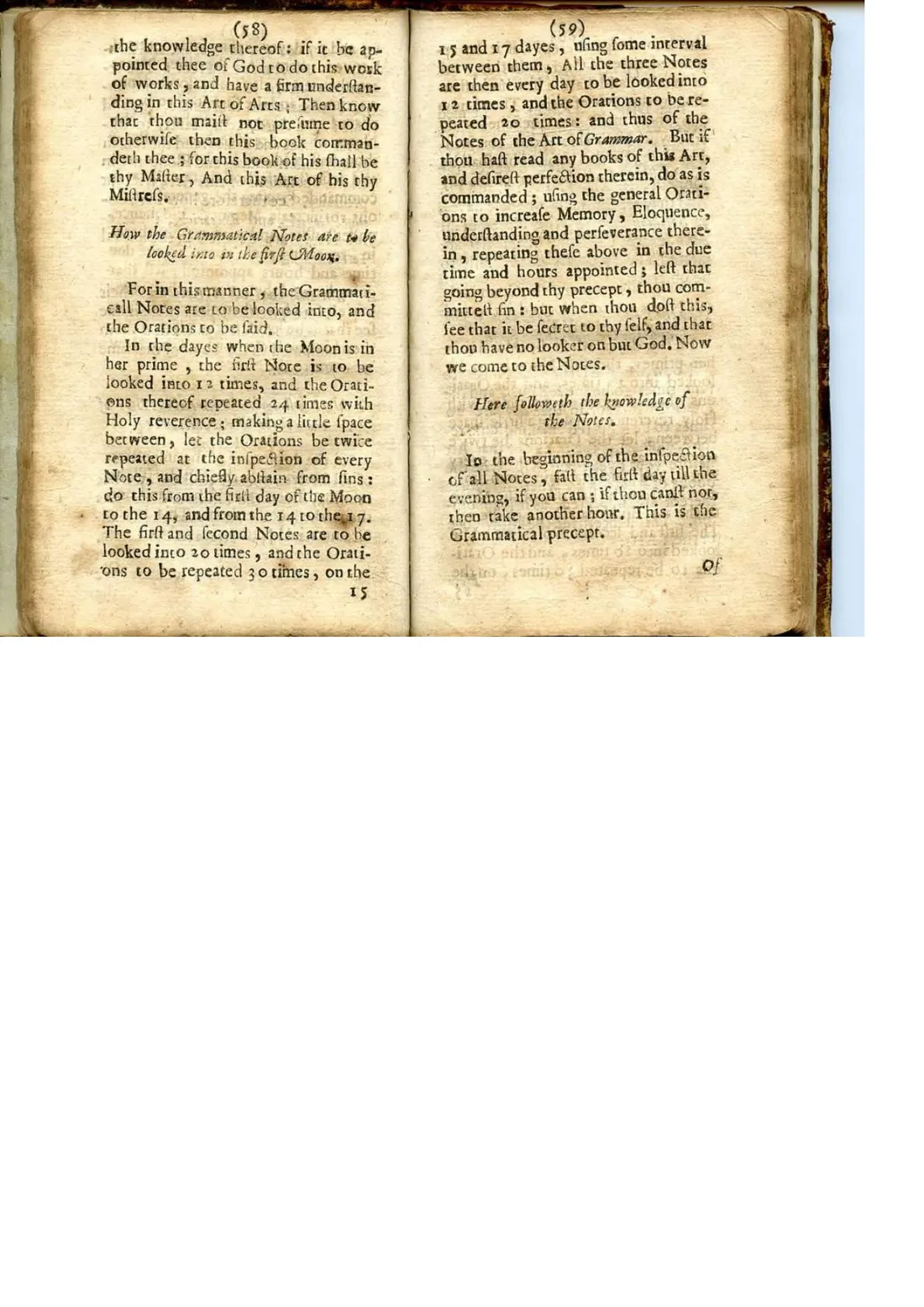 Ars Notoria (clásica) — facsímil · Notas gramaticales · dominio público