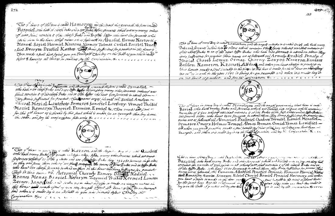 Ars Paulina — lámina grabada · Horas 7ª–12ª del día · dominio público