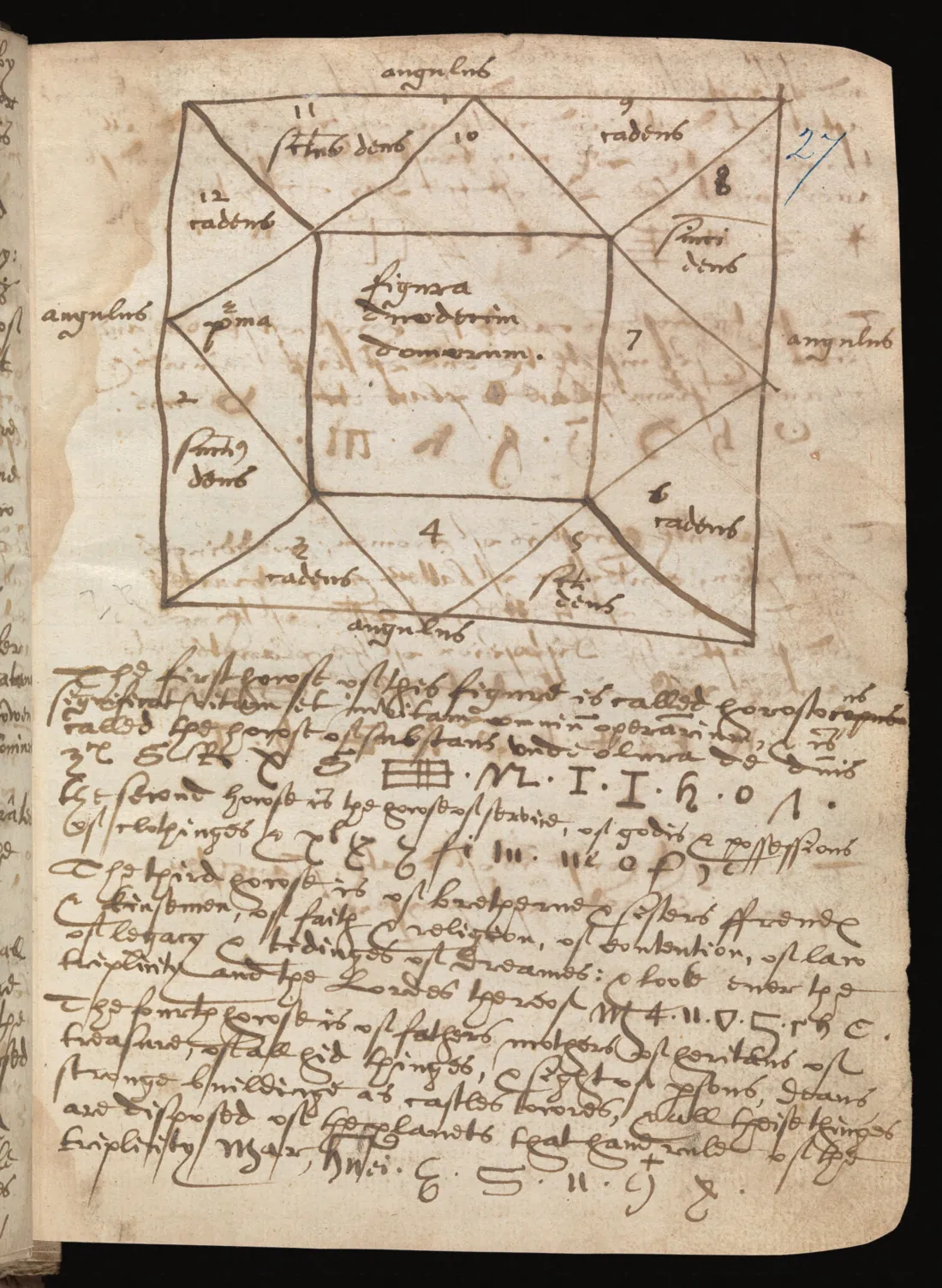 Wellcome MS 110 — lámina grabada · Lámina · el «Signo de Salomón» · dominio público